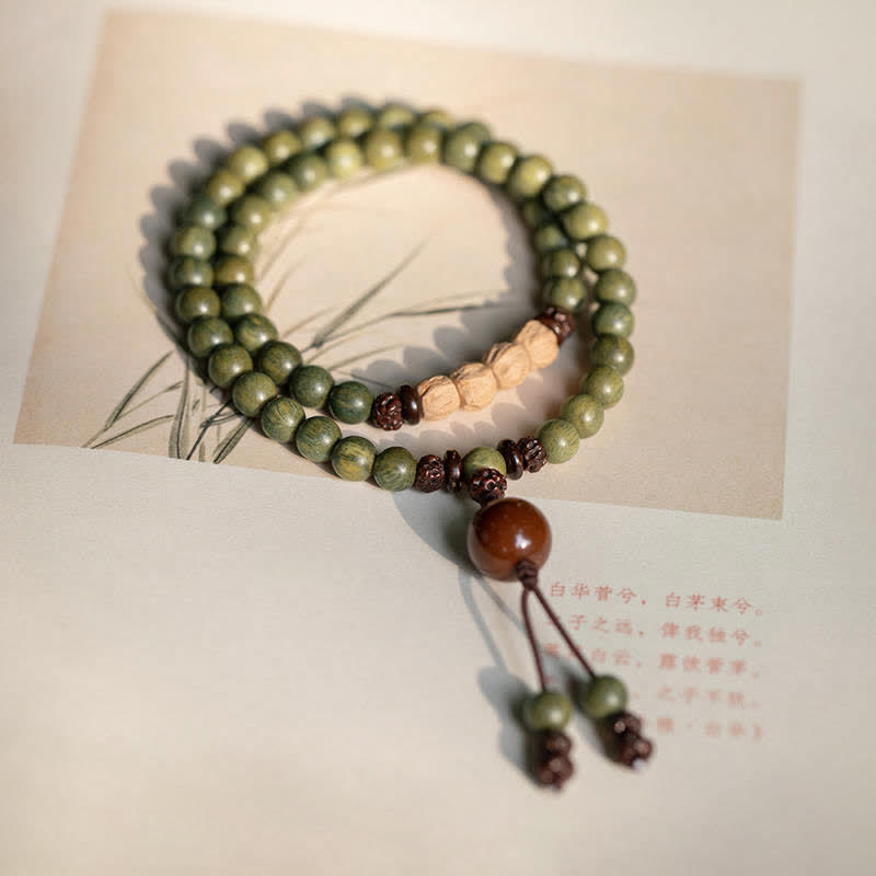 KarmaRipple's Green Sandalwood Positive Peace Bracelet p9