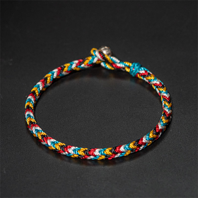 KarmaRipple's Tibet Handmade Five Color Thread Protection Braid String Bracelet p7