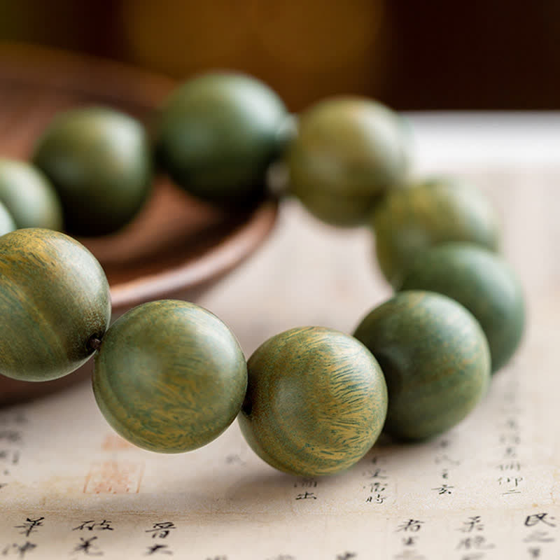 KarmaRipple's Tibetan Green Sandalwood Soothing Cure Bracelet p21