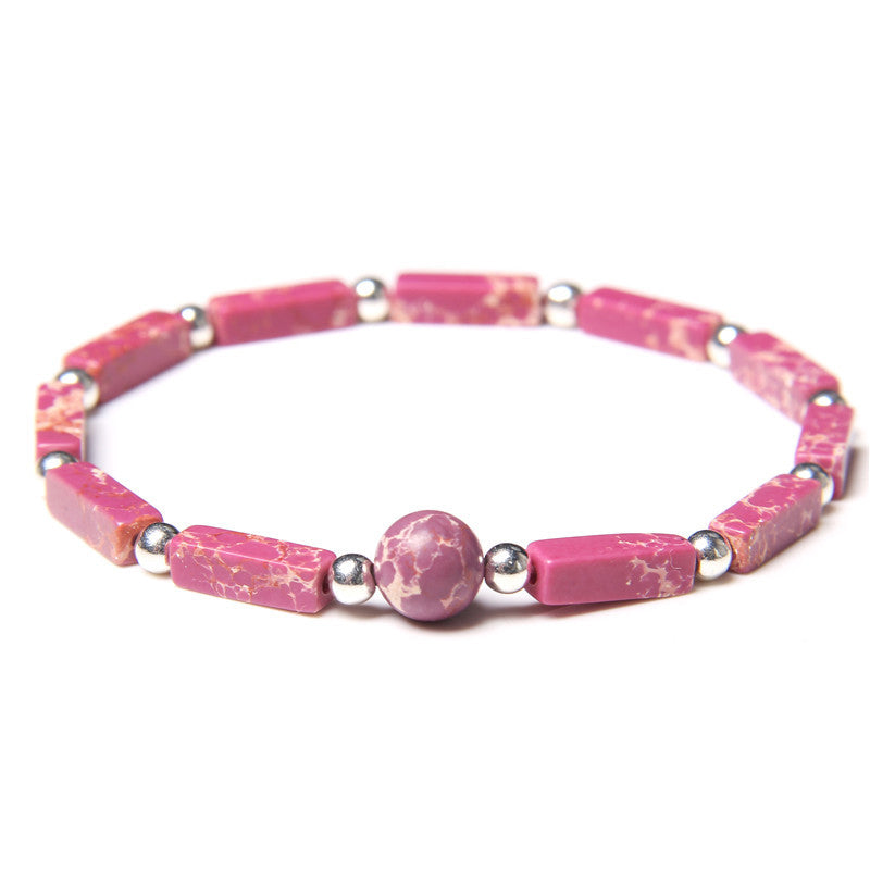KarmaRipple's Authentic Gemstone Amethyst Tiger Eye Spiritual Balance Bracelet p36