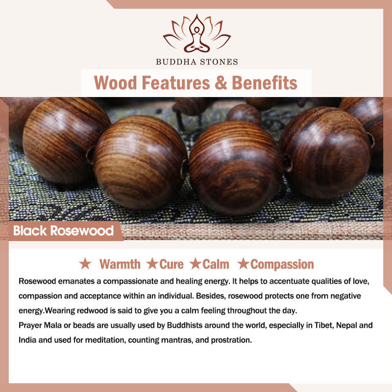 KarmaRipple's Ebony Green Sandalwood Black Rosewood Bamboo Peace Bracelet p14