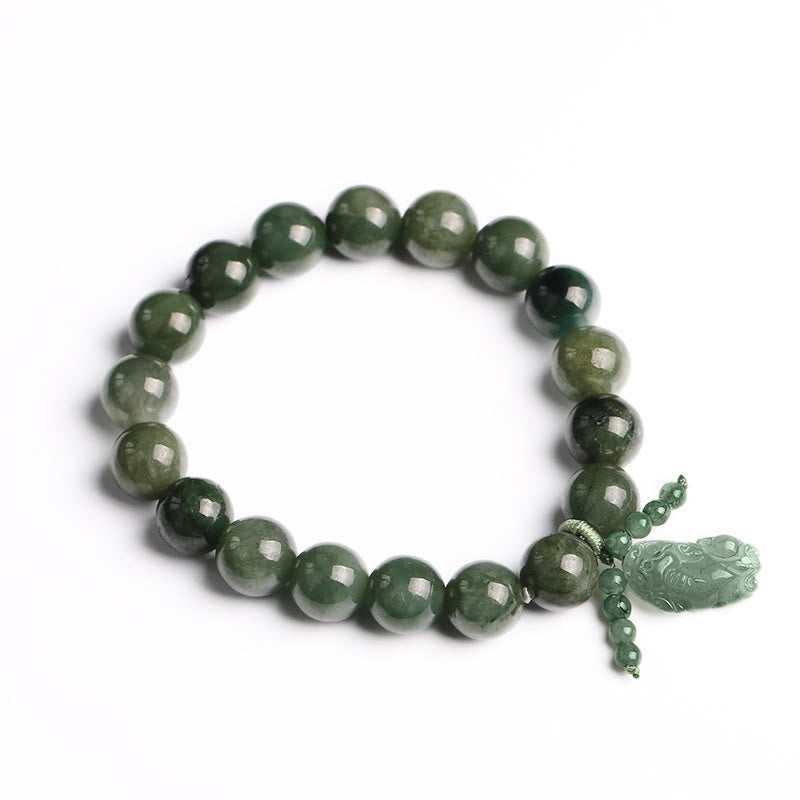 KarmaRipple's Tibetan Jade PiXiu Prosperity Bracelet p5