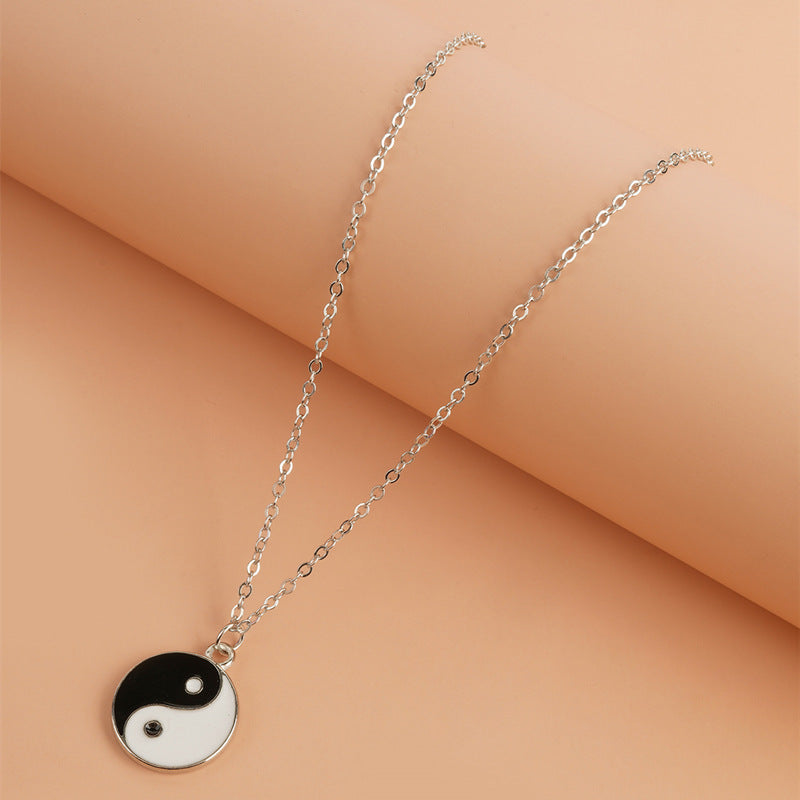 KarmaRipple's 2Pcs Yin Yang Balance Balance Pendant Necklace p2