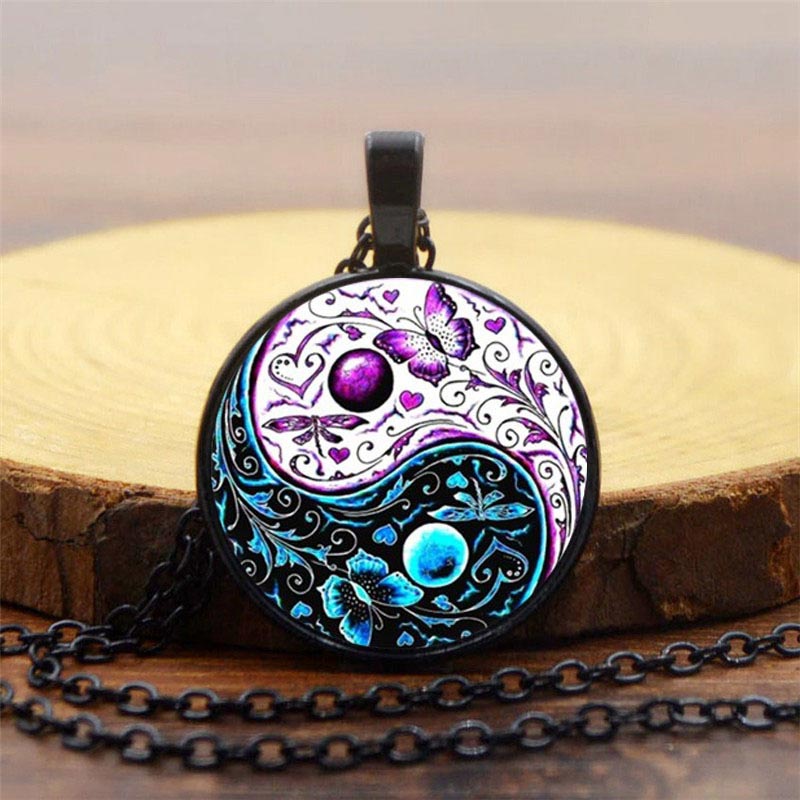 KarmaRipple's Yin Yang Chain Balance Pendant Necklace p9