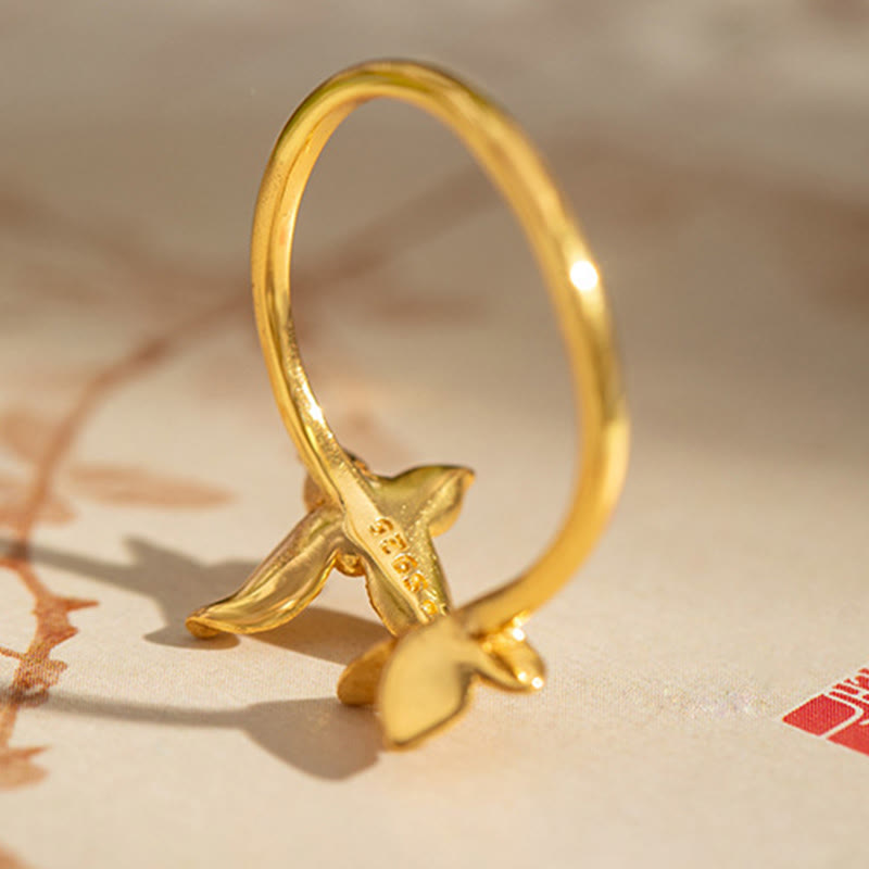 KarmaRipple's 925 Sterling Silver Butterfly Love Ring p7