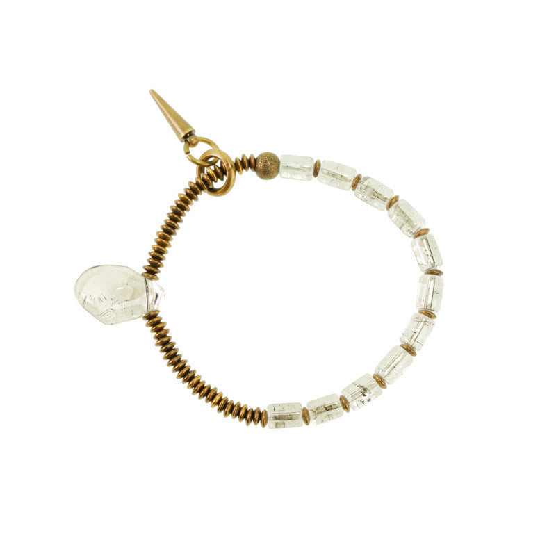 KarmaRipple's Bronze Ivory Gemstone Fortune Bracelet p6
