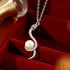 Snake Pearl White Gold