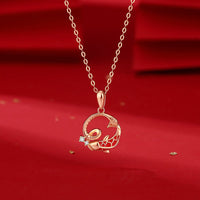 KarmaRipple's 925 Sterling Silver Koi Fish Year Of The Snake Blessing Pendant Necklace