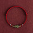 Dark Red Rope / Children's Anklet(Circumference 14-20cm)