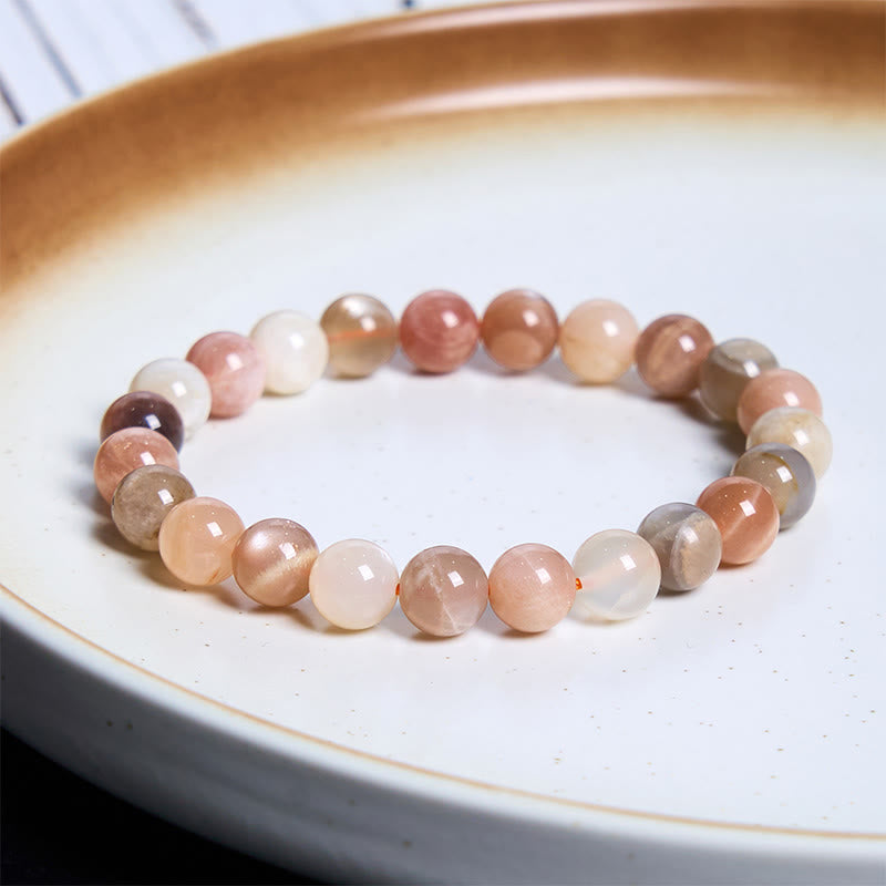 KarmaRipple's KarmaRipple Peach Moonstone Balancing Bracelet p10