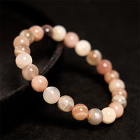 KarmaRipple's Peach Moonstone Balancing Bracelet