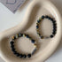 Black Obsidian Tiger's Eye 8mm Beads(Wrist Circumference: 16-17cm)