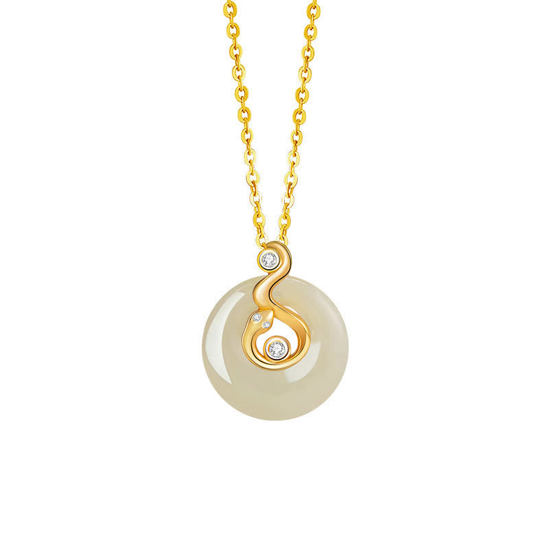 KarmaRipple's Chinese Zodiac Hetian Jade 925 Sterling Silver Abundance Pendant Necklace p6