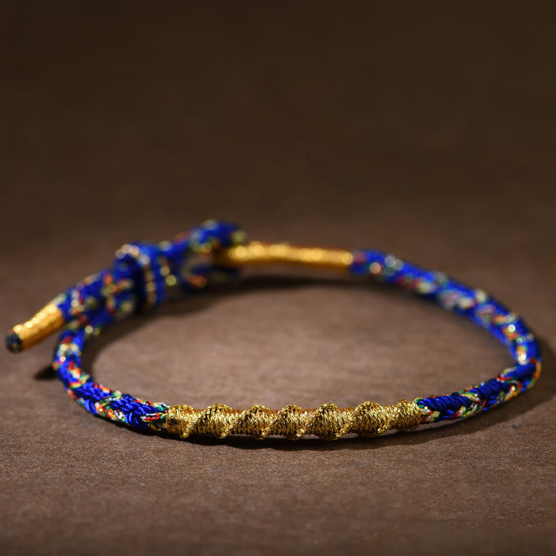 KarmaRipple's Handmade Chinese Zodiac Natal Buddha Fortune Strength Woven Rope Bracelet p20