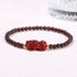 4mm Garnet Cinnabar Pixiu(Wrist Circumference 14-16cm)