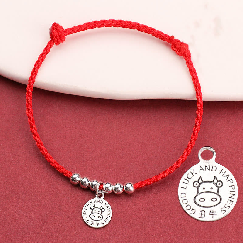 KarmaRipple's Chinese Zodiac Kid Red String 999 Sterling Silver Protection Bracelet p3