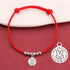 Rabbit / Red Rope& 999 Sterling Silver(Wrist Circumference: 11-15cm)