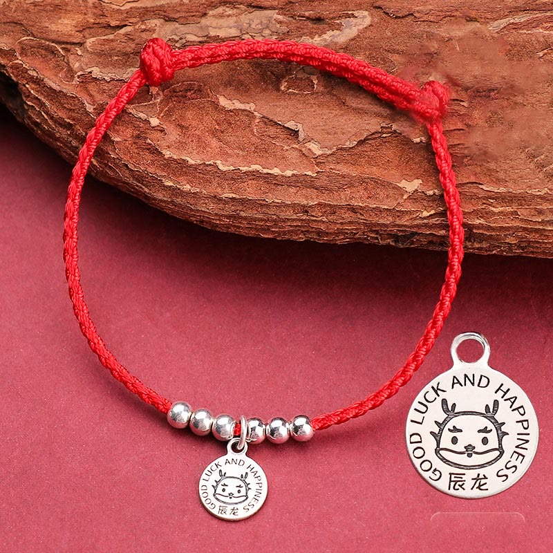 KarmaRipple's Chinese Zodiac Kid Red String 999 Sterling Silver Protection Bracelet p6