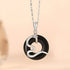 925 Sterling Silver Black Onyx Peace Buckle