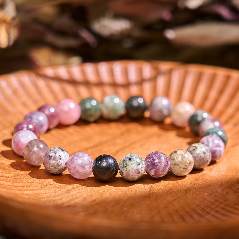 KarmaRipple's Rainbow Tourmaline Positive Bracelet p4