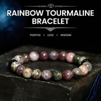 KarmaRipple's Rainbow Tourmaline Positive Bracelet