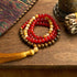 Red Agate Yellow Tassel(Wrist Circumference: 14-16cm)