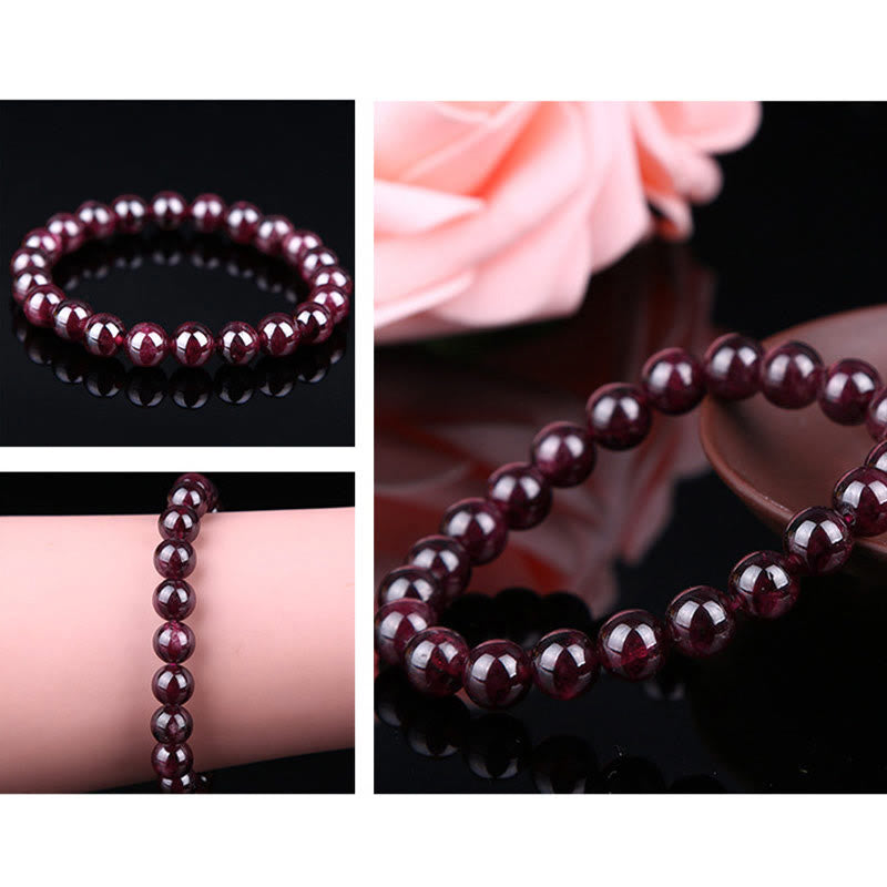 KarmaRipple's Authentic Garnet Bead Passion Bracelet p6