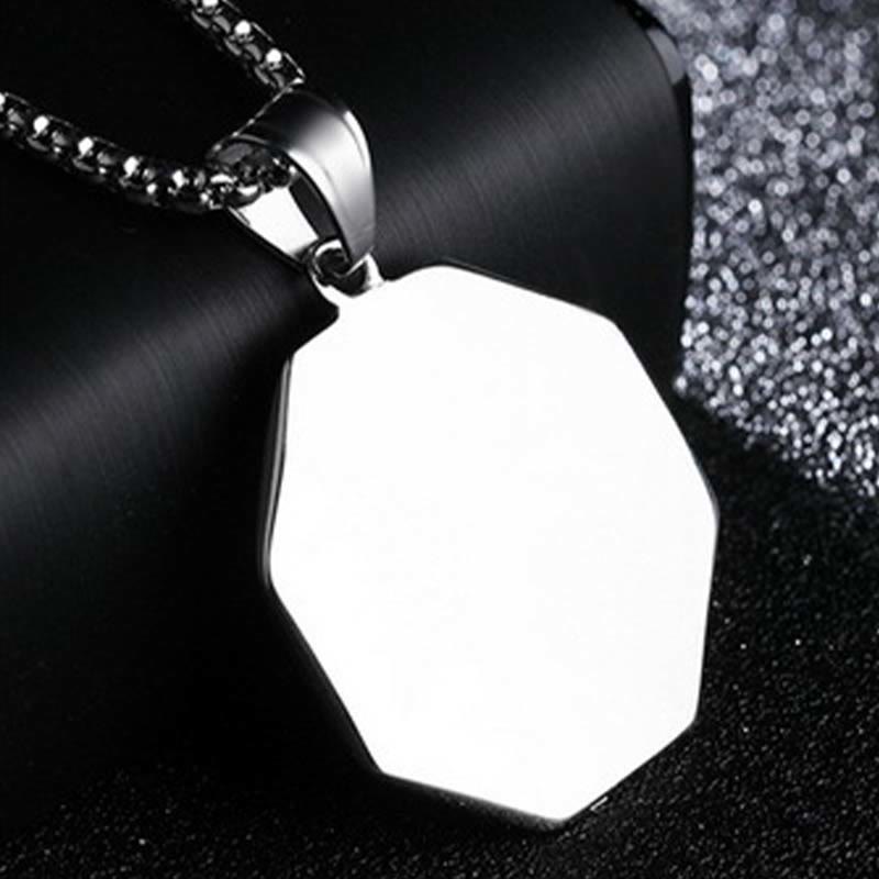 KarmaRipple's Titanium Steel Bagua Yin Yang Pattern Balance Pendant Necklace p14