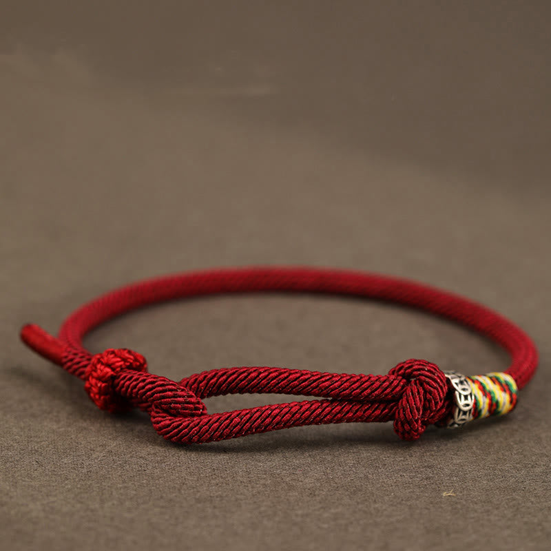 KarmaRipple's Red String 925 Sterling Silver 999 Sterling Silver Coin Fortune Bracelet p16