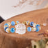 Blue Candy Agate&White Crystal(Wrist Circumference 15-16cm)