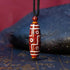 Dzi Bead Silver Stamping-Lanyard Given Randomly