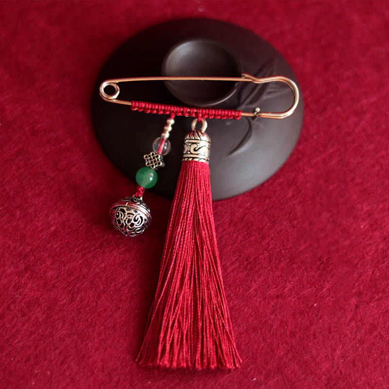 KarmaRipple's Retro Bell Tassels Brooch p13
