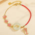 Jade Red String Bracelet(Wrist Circumference 14-17cm)