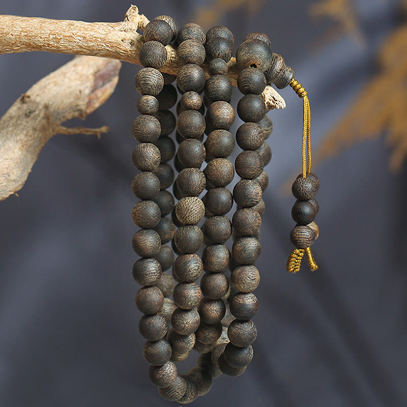 KarmaRipple's Nha Trang 108 Mala Beadwork 8mm Ivory Qinan Vietnam Agarwood Peace Bracelet p2