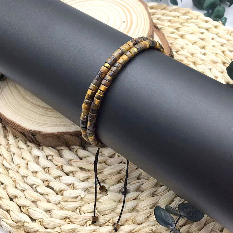 KarmaRipple's Authentic Tiger Eye Spacer Bead Courage Bracelet p8