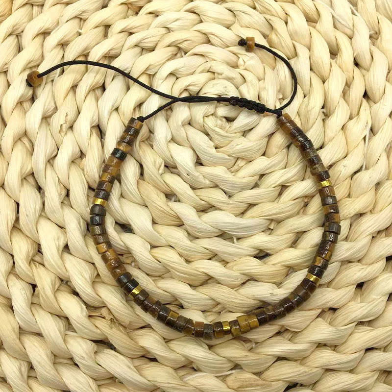 KarmaRipple's Authentic Tiger Eye Spacer Bead Courage Bracelet p3