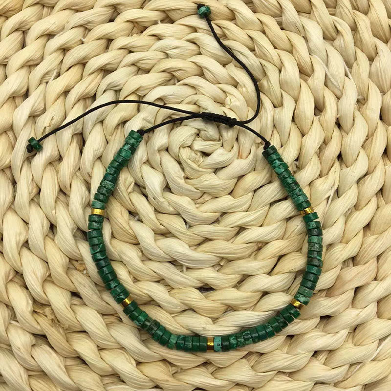 KarmaRipple's Authentic Malachite Spacer Bead Anti-anxiety Bracelet p6