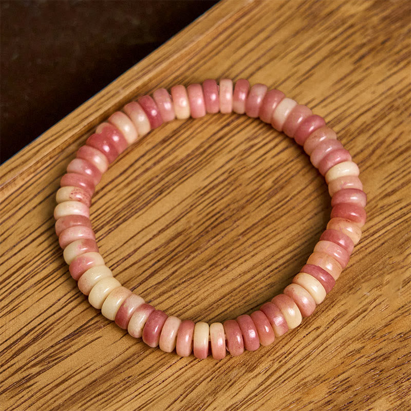 KarmaRipple's Authentic Tibetan Camel Bone Purple Blood Beadwork Keep Away Evil Spirits Bracelet p2