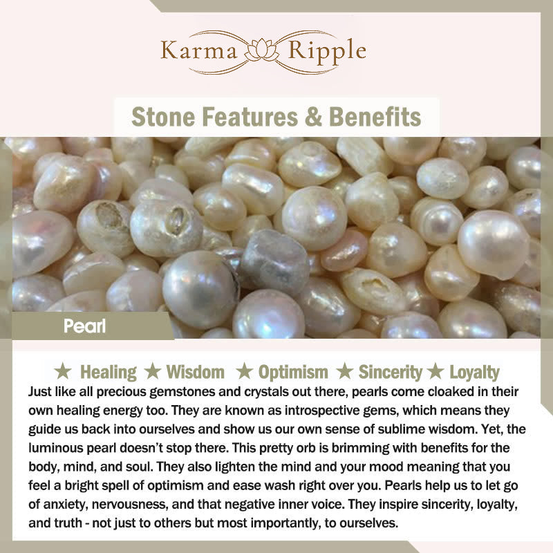 KarmaRipple's 925 Sterling Silver Peach Blossom Pearl Chalcedony Balancing Rope Bracelet p12