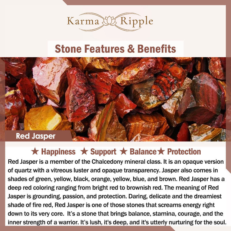 KarmaRipple's Various Crystals Lava Rock Calm Bracelet p38