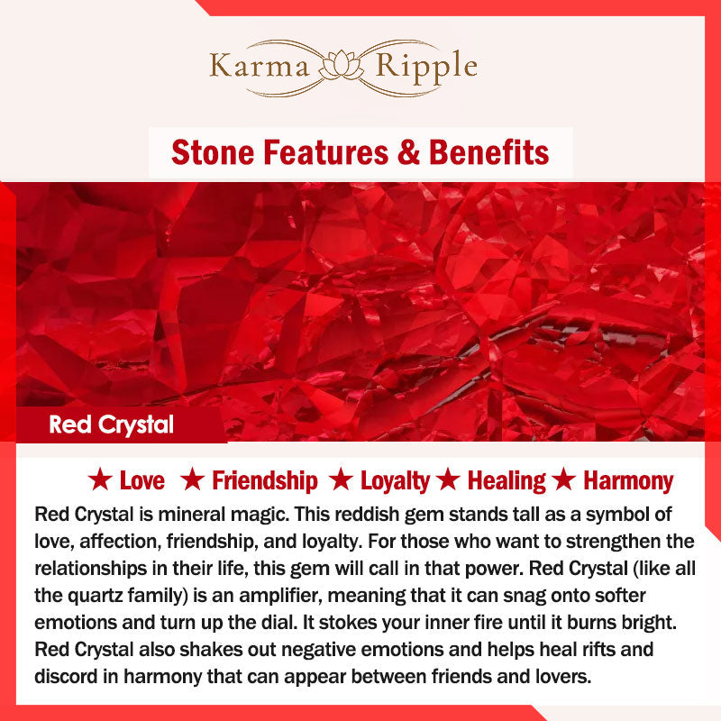 KarmaRipple's Love Heart Birthstone Balancing Energy Pendant Necklace p19