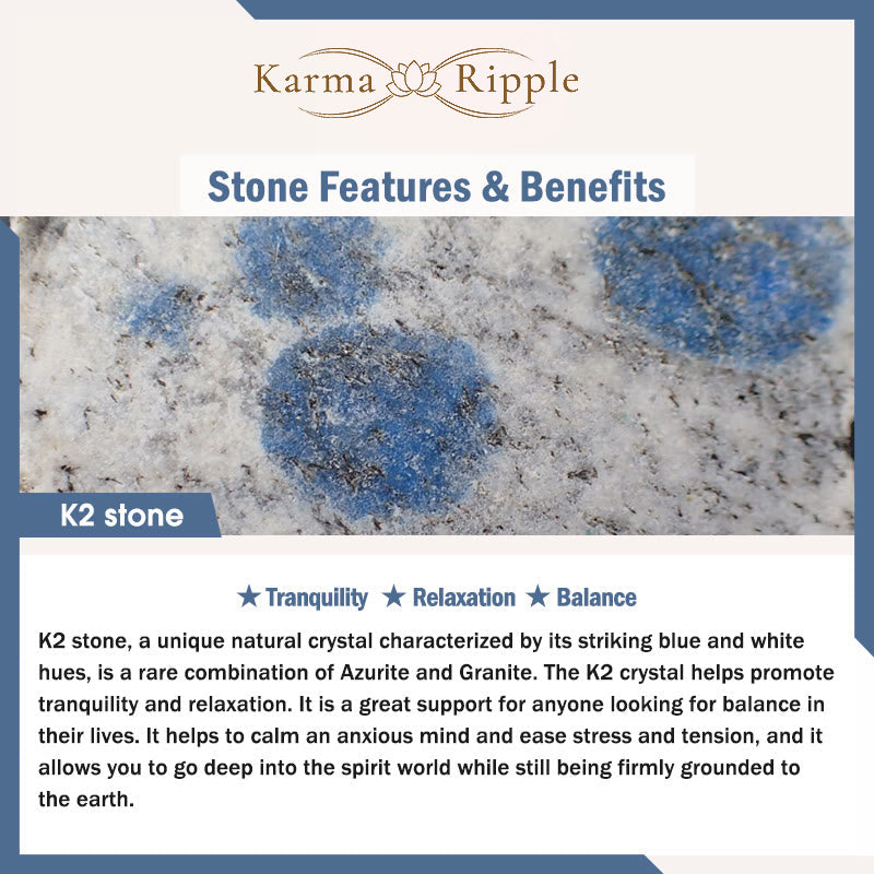 KarmaRipple's Let The Past Go Blue Series Calm Tranquility Bracelet p22