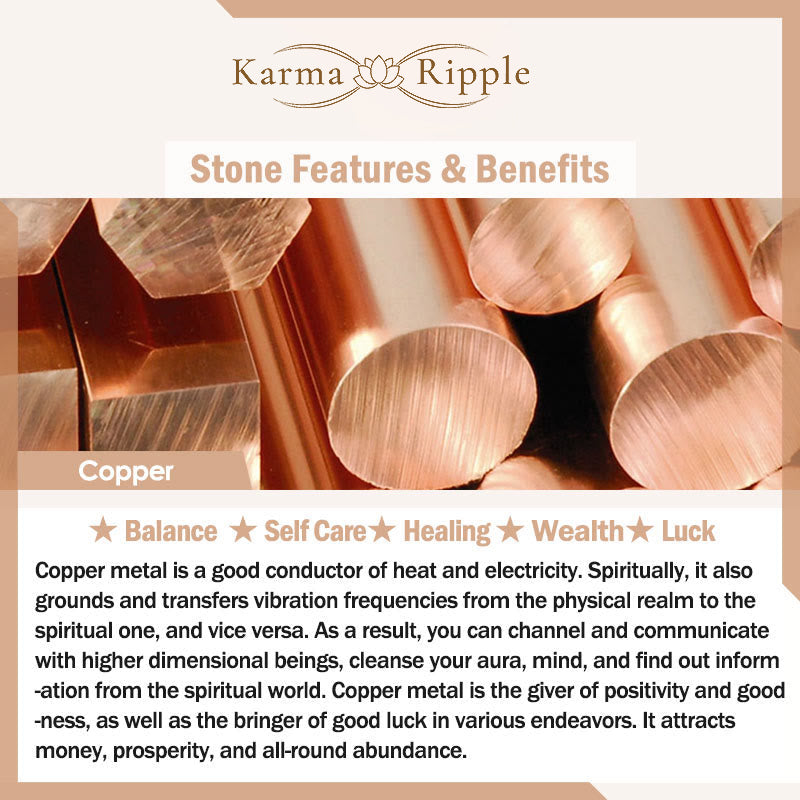 KarmaRipple's One's Fortune Improves Design Pattern Bronze Fortune Pendant Necklace p7