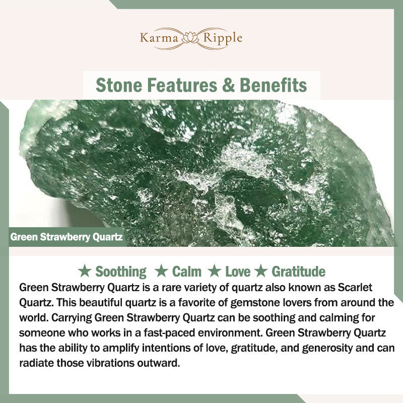 KarmaRipple's PiXiu Ivory Gemstone Citrine Green Strawberry Quartz Amethyst Fortune Bracelet p12