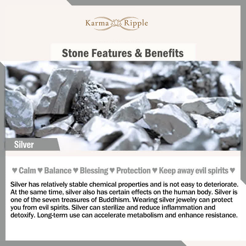 KarmaRipple's ???A Flash Sale- 925 Sterling Silver Tridacna Stone Year of the Dragon Fu Character Fortune Strength Pendant Necklace p12