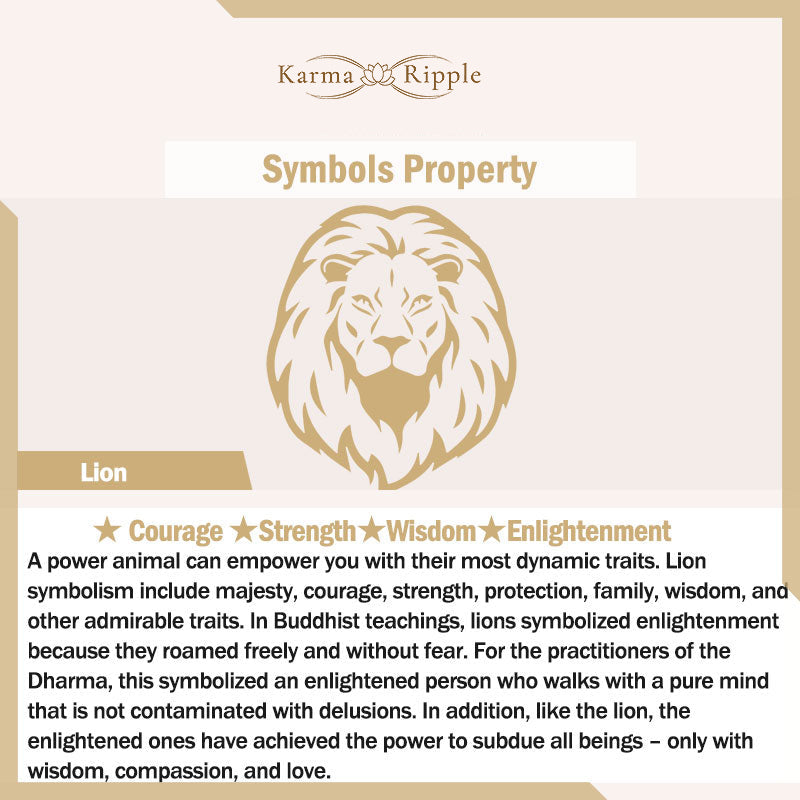 KarmaRipple's Authentic Black Obsidian Lion Wrist Mala Protection Tassels Pocket Mala Car Decoration p10