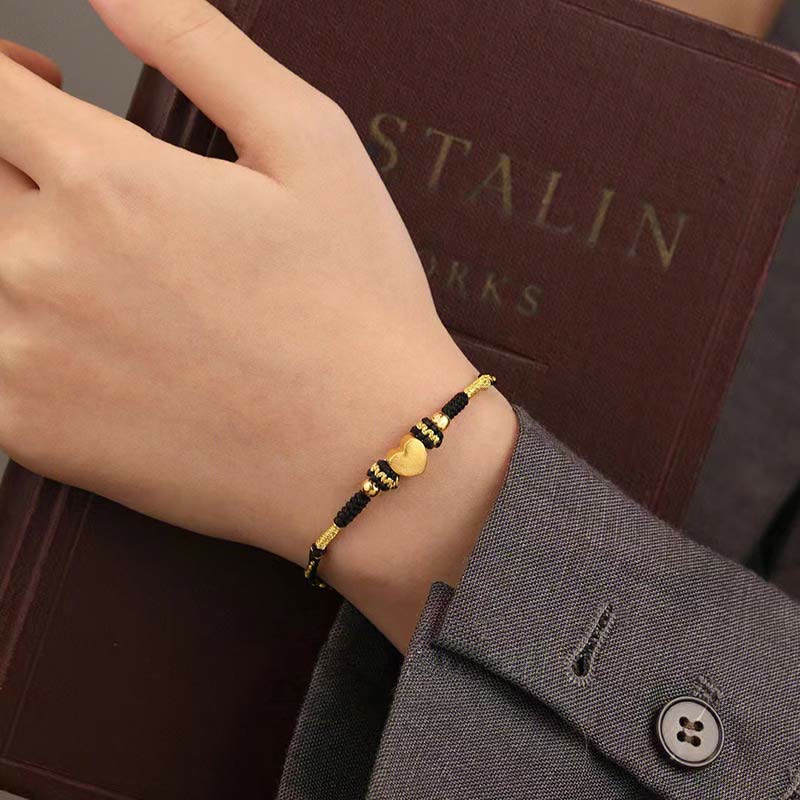 KarmaRipple's Tibet Handmade Love Heart King Kong Weave Fortune Woven Bracelet p3