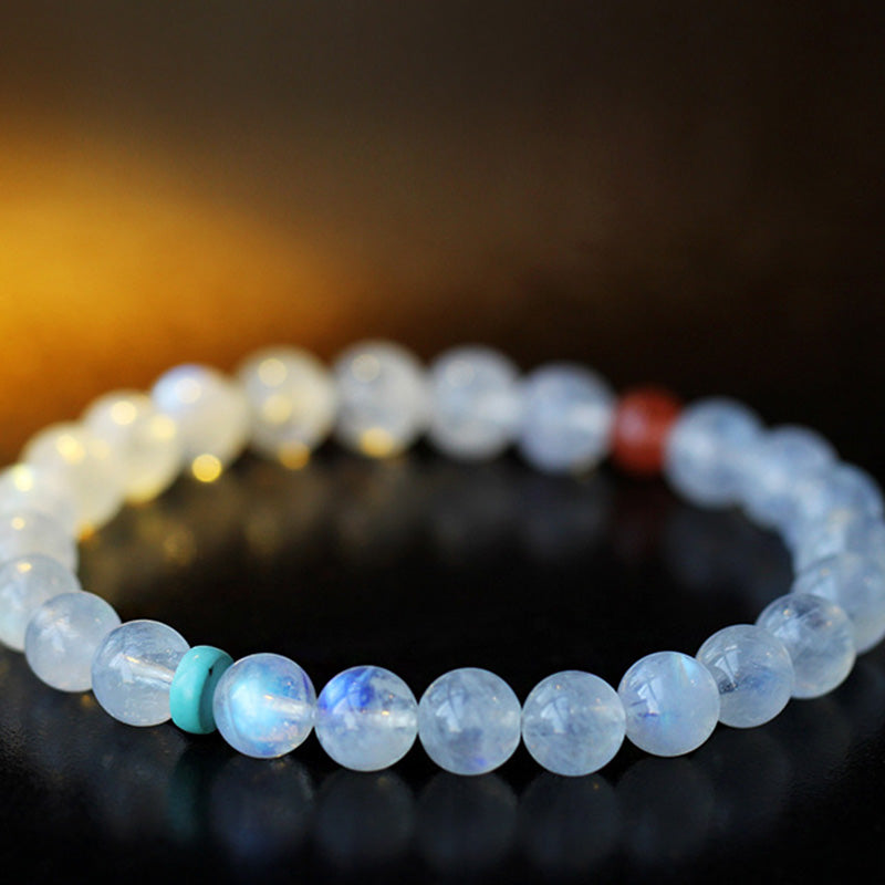 KarmaRipple's Moonstone Calm Balancing Positive Bracelet p13