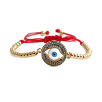 KarmaRipple's Evil Eye Red String Protection Bracelet