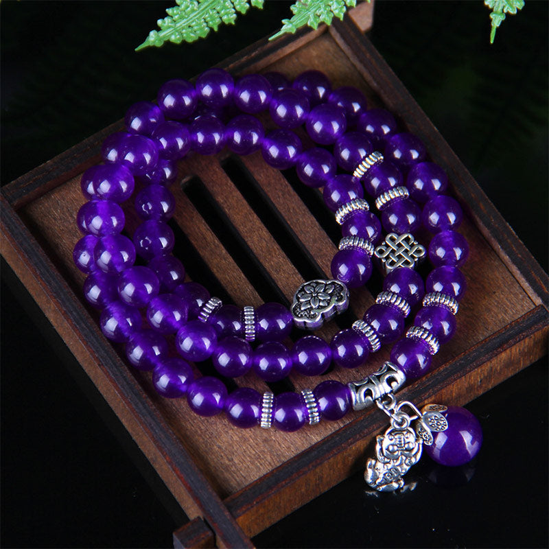 KarmaRipple's The Amethyst Pixiu Wealth Bracelet p4